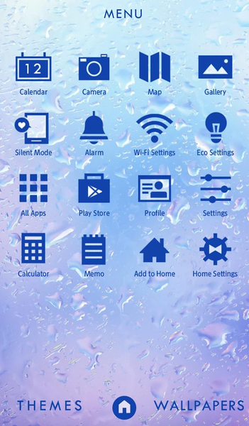 Glass Color +HOME Theme - Image screenshot of android app