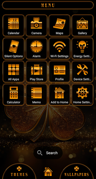 Golden Clover Theme +HOME - عکس برنامه موبایلی اندروید