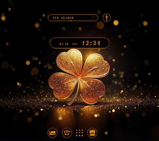 Golden Clover Theme +HOME - عکس برنامه موبایلی اندروید