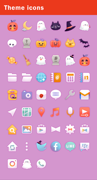 Trick or Treat Theme +HOME - عکس برنامه موبایلی اندروید