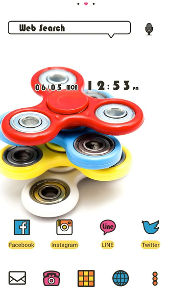 Fidget Spinners themes - Image screenshot of android app