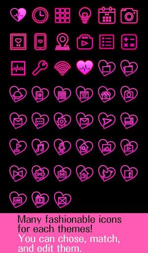 Heartbeat Theme +HOME - Image screenshot of android app