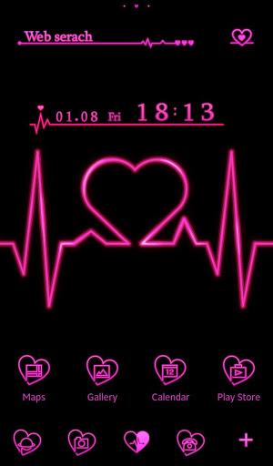 Cool wallpaper-Heartbeat- - Image screenshot of android app