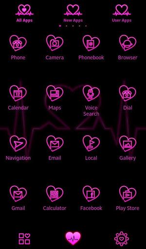 Heartbeat Theme +HOME - Image screenshot of android app