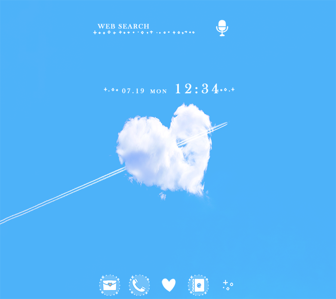 Heart-Shaped Cloud +HOME - Image screenshot of android app