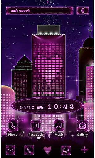 City Theme-Purple Love City- - عکس برنامه موبایلی اندروید