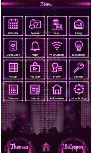 City Theme-Purple Love City- - عکس برنامه موبایلی اندروید