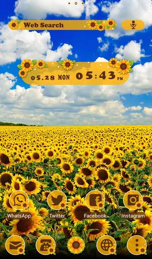 Sunflower Field Theme - عکس برنامه موبایلی اندروید