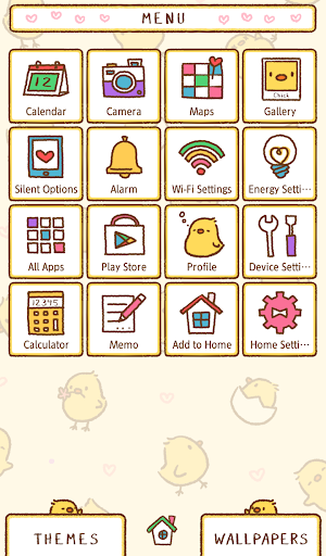 Chick Paradise Theme +HOME - Image screenshot of android app