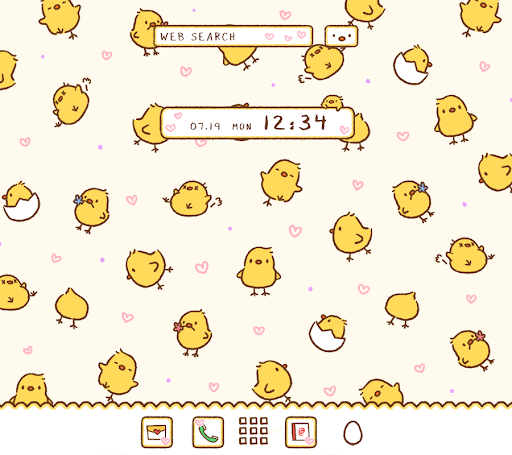 Chick Paradise Theme +HOME - Image screenshot of android app
