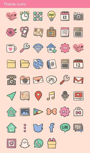 I Love Paris Theme +HOME - Image screenshot of android app