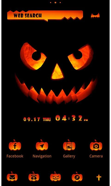 Funny Theme-Jack O' Lantern- - عکس برنامه موبایلی اندروید