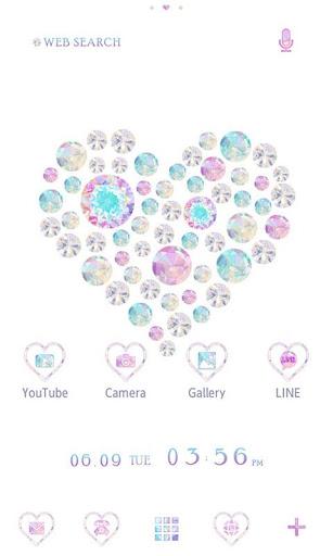 Beautiful Theme-Jewel Heart- - Image screenshot of android app
