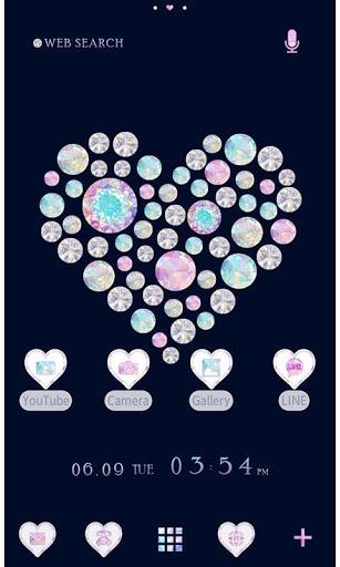 Beautiful Theme-Jewel Heart- - Image screenshot of android app