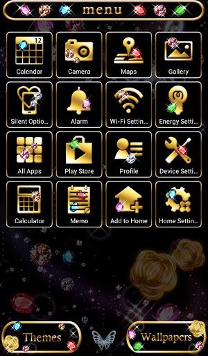 Night sky Theme-Jewel Galaxy- - عکس برنامه موبایلی اندروید