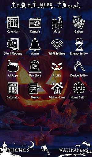 Pumpkin Candle Theme - عکس برنامه موبایلی اندروید