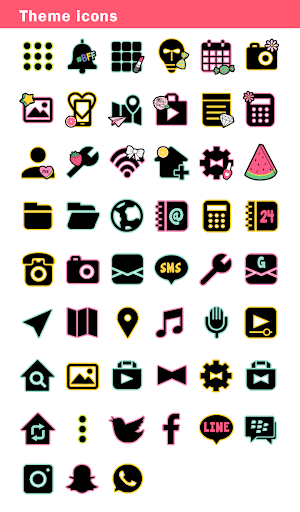Cute Expressions Theme +HOME - Image screenshot of android app