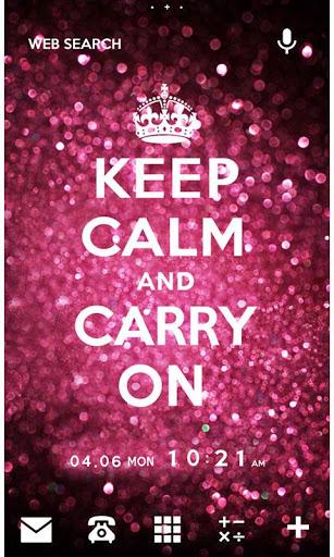 Keep Calm and Carry On Theme - Image screenshot of android app