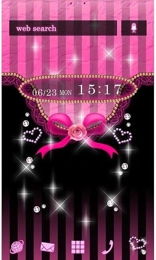 Sharp Theme Hearts & Stripes - Image screenshot of android app