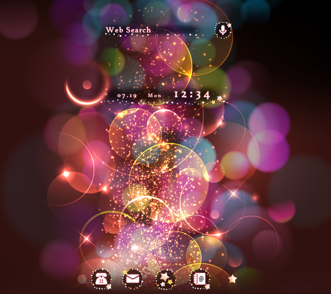 Shimmering Design Theme +HOME - Image screenshot of android app