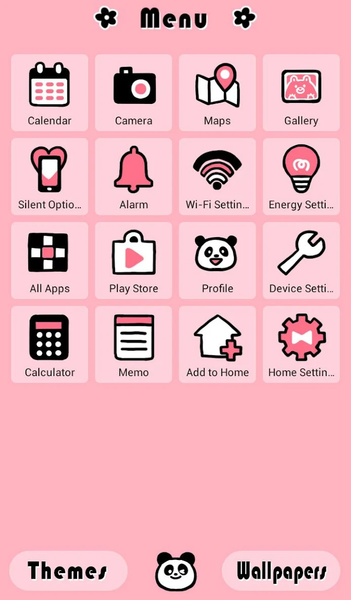 Bear and Panda Theme - Image screenshot of android app