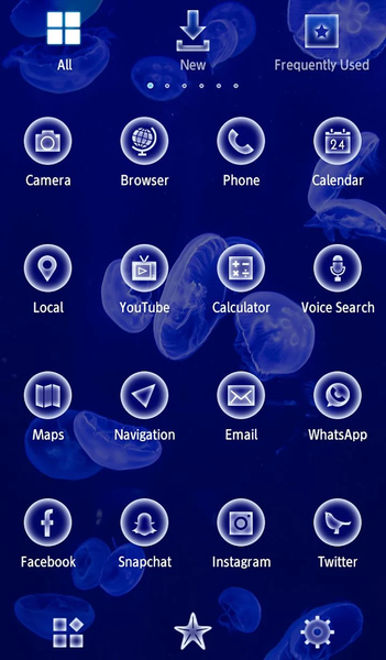 Jellyfish Theme - عکس برنامه موبایلی اندروید