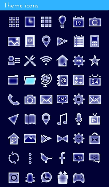 Jellyfish Theme - عکس برنامه موبایلی اندروید