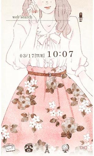 Spring Wallpaper-Floral Lady- - عکس برنامه موبایلی اندروید