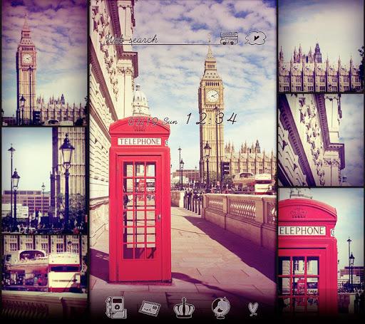 Cute Theme-London Afternoon- - عکس برنامه موبایلی اندروید