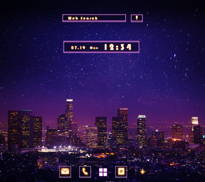 Los Angeles at Night - Image screenshot of android app