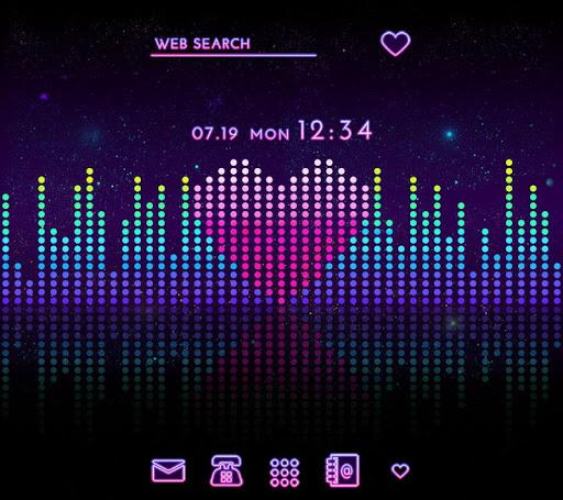 Heart wallpaper-Love Equalizer - عکس برنامه موبایلی اندروید