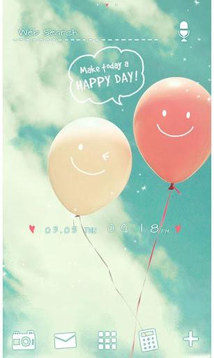 Sky Theme Drifting Balloons - عکس برنامه موبایلی اندروید