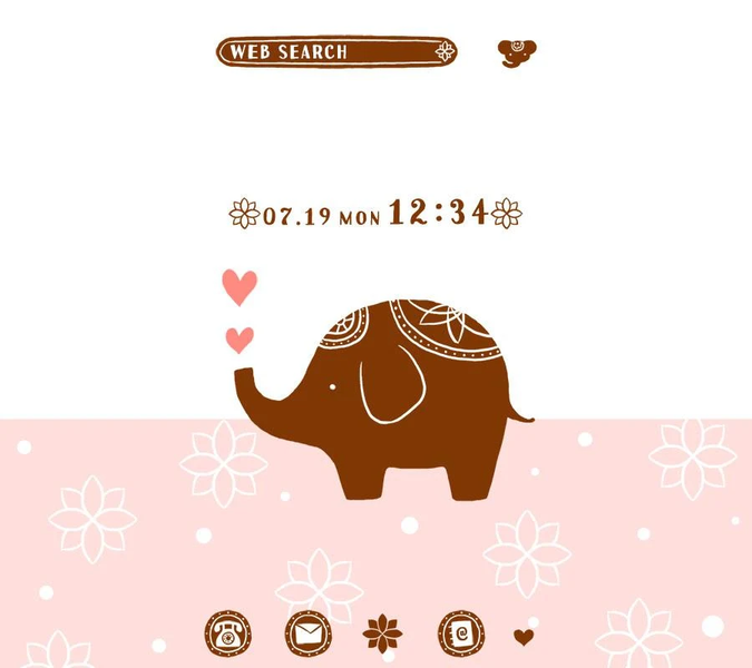 Lovely Elephant  wallpaper- - عکس برنامه موبایلی اندروید