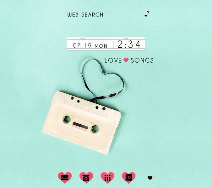 Heart Wallpaper Love Mix - Image screenshot of android app