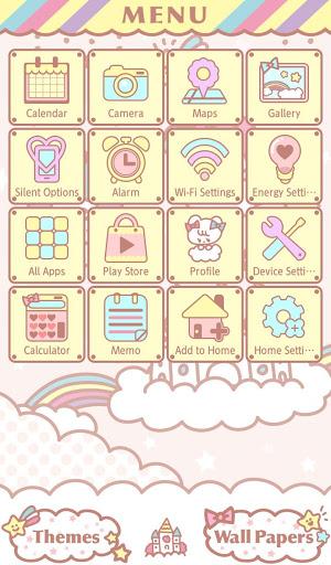 PinkTheme-Castles in theClouds - Image screenshot of android app