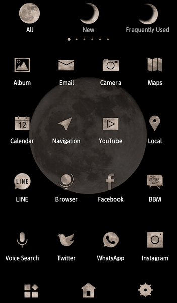 Full Moon Theme - عکس برنامه موبایلی اندروید