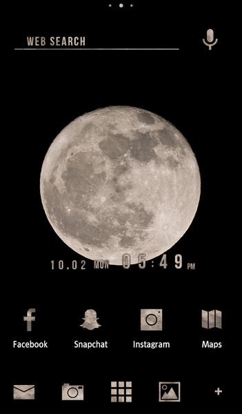 Full Moon Theme - Image screenshot of android app