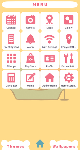 Laid-Back Mr. Bear Theme +HOME - Image screenshot of android app