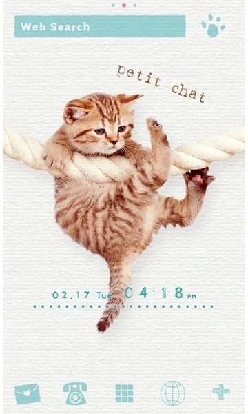 Cat Wallpaper Hanging About - عکس برنامه موبایلی اندروید