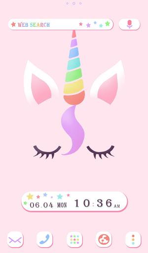 Fairy Tale Unicorn Face Theme - عکس برنامه موبایلی اندروید