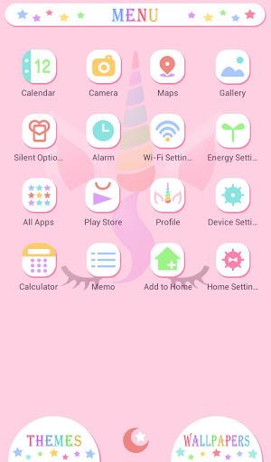 Fairy Tale Unicorn Face Theme - Image screenshot of android app