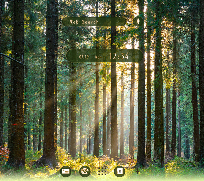 Forest Sunrise Theme +HOME - عکس برنامه موبایلی اندروید