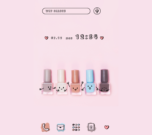 Nail Polish Friends Theme - عکس برنامه موبایلی اندروید