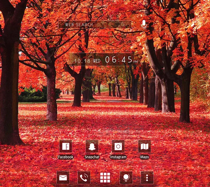 Autumn Trees Theme - Image screenshot of android app