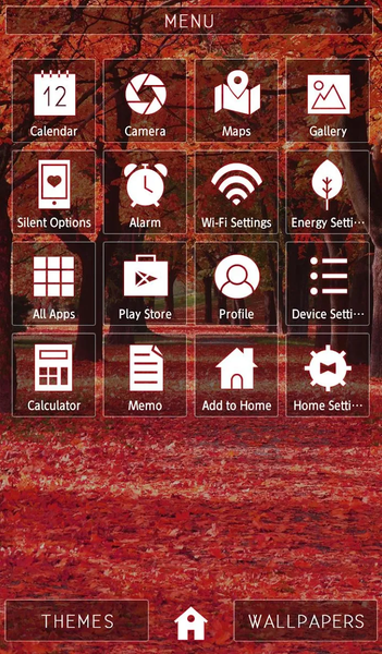 Autumn Trees Theme - Image screenshot of android app