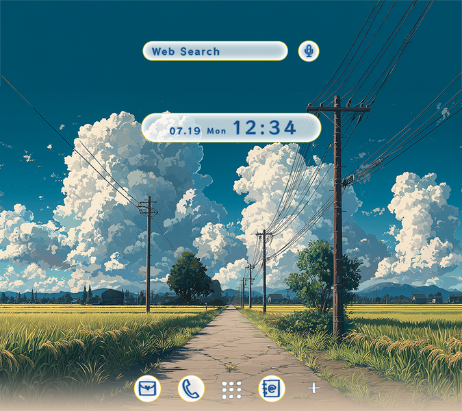 Summer Road Theme +HOME - Image screenshot of android app
