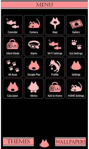 Cat Face Wallpaper Theme - Image screenshot of android app