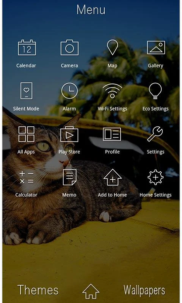 Cute Theme-Cat on a Car- - عکس برنامه موبایلی اندروید