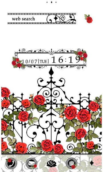 Simple Wallpaper Rosy Fence - عکس برنامه موبایلی اندروید