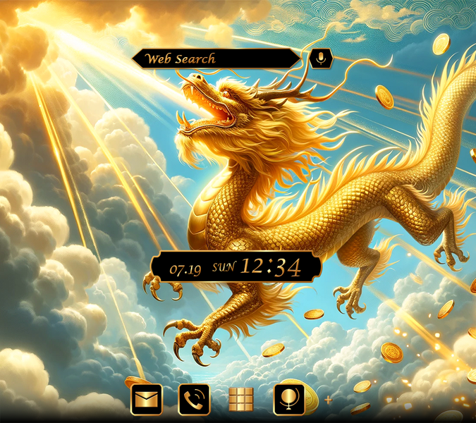Golden Dragon of Prosperity - Image screenshot of android app